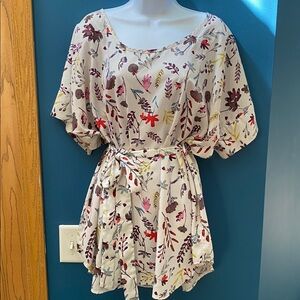 Floral Print Women's Blouse